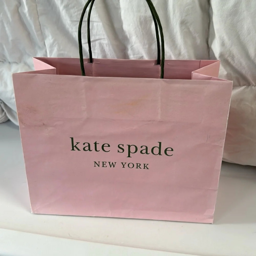 Kate Spade Pink Shopping Gift Bag